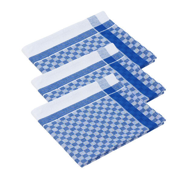 Allzweck Grubenhandtücher, 2x3er Pack, 50x100 cm, blau