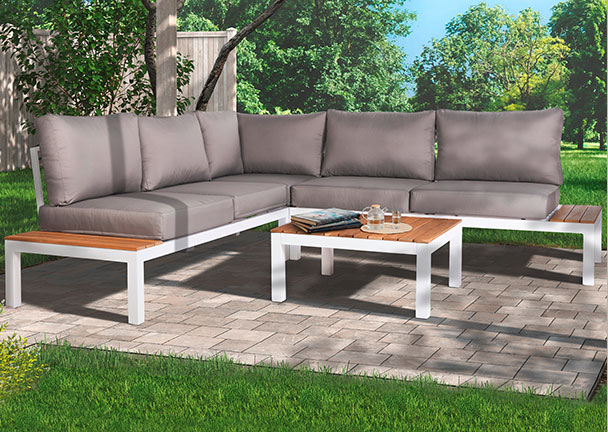 Aldi outdoor sofa set discount