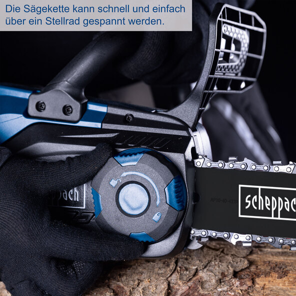 Akku-Kettensäge C-CS254-X mit Akku und Ladegerät