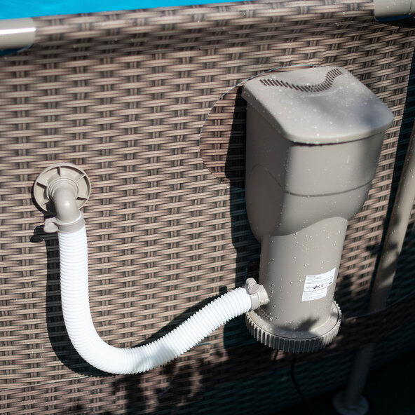 Elite Frame Pool, Rattan-Style, Ø 457 cm