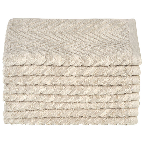 Gästehandtuch Supersoft, 8er Set, beige