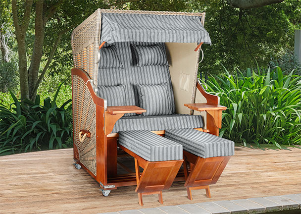Strandkorb Karibik inkl. Premium-Schutzhülle Strandkorb Karibik inkl. Premium-Schutzhülle