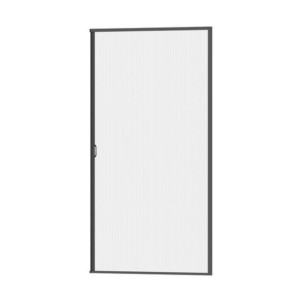 Alu-Plisseetür Professional, 125 x 220 cm, anthrazit