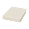 Supersoft Spannbetttücher bis 25 cm Höhe, 90-100 x 200-220 cm, creme