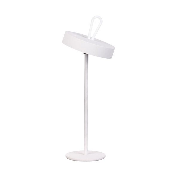 LED-Akku-Tischlampe ELLA, weiß