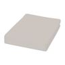Leinen-Jersey Spannbetttuch, 180 x 200 cm, beige