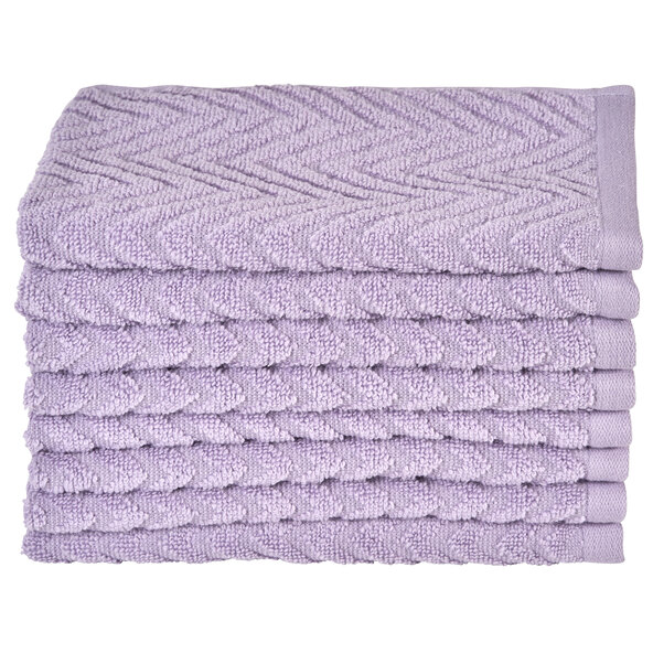 Gästehandtuch Supersoft, 8er Set, lila