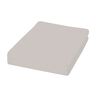 Leinen-Jersey Spannbetttuch, 90 x 200 cm, beige