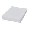 Feinbiber-Spannbetttuch, 90-100 x 200 cm, silber