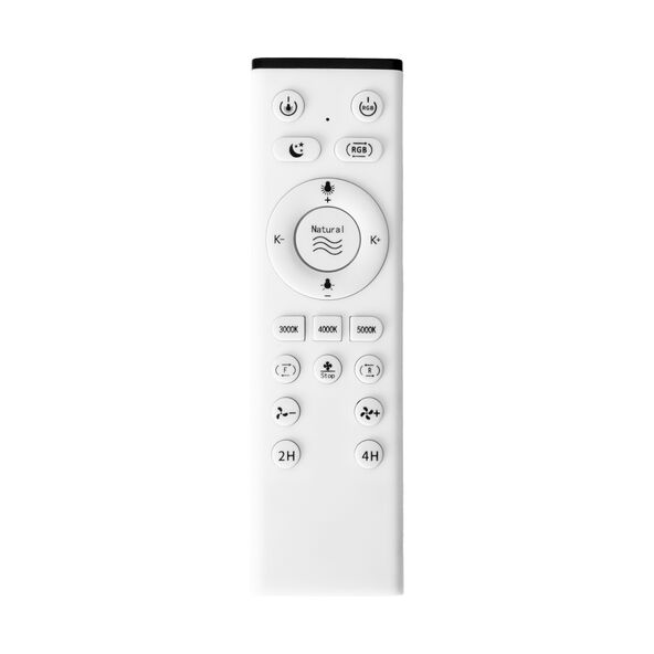 LED-Deckenleuchte Arioso mit Ventilator