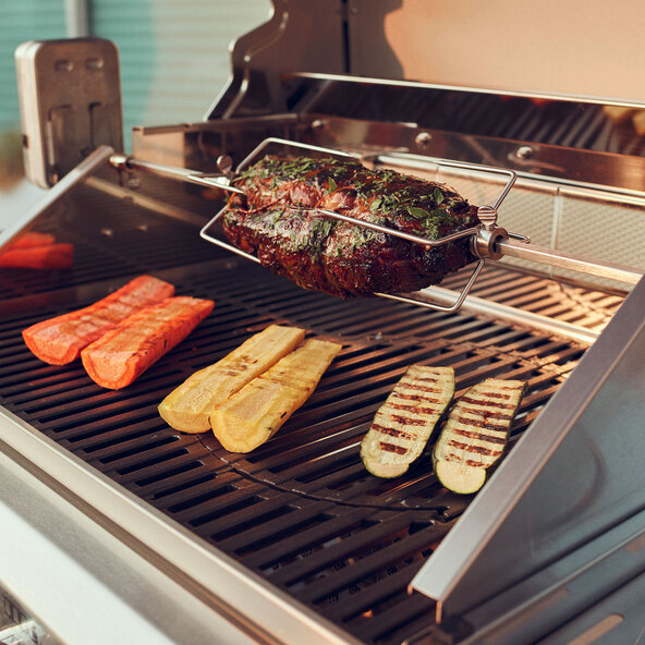 Grillspieß für Gasgrill Kansas Pro 3