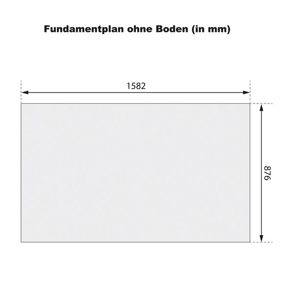 Mülltonnenbox mit Hochbeet, terragrau