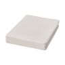 Jersey Spannbetttuch, 140-160 x 200 cm, silber