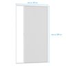Insektenschutz Alu-Türrollo Smart 125 x 220 cm, weiß