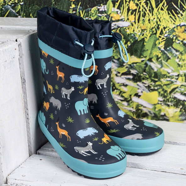 Kinder-Regenstiefel, navy, Größe 28