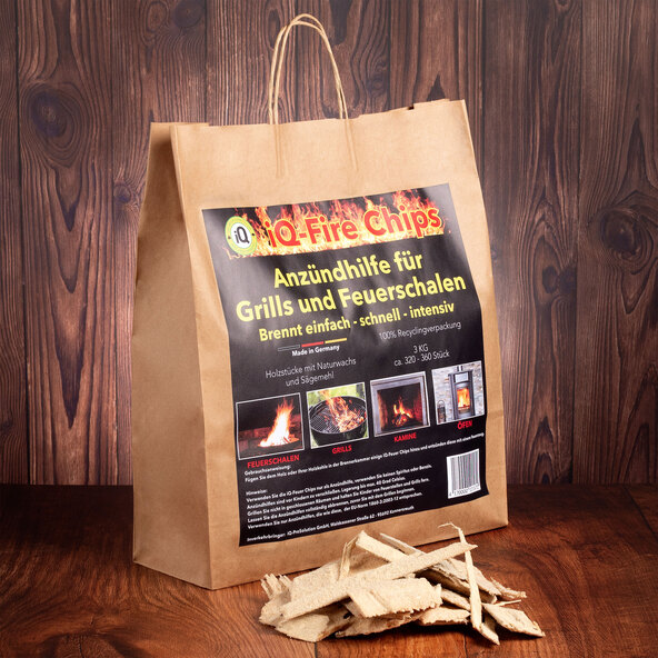 Feuer-Chips Vorratspackung