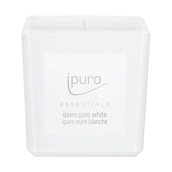 Duftkerze ESSENTIALS pure white, 6er Set
