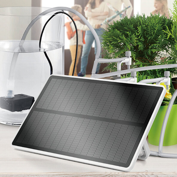 Solar-Bewässerungs-Set LX SR01-EU mit Timer