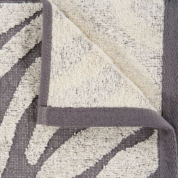 Frottierserie Square Handtuch Zebra, 2 x 2er Set