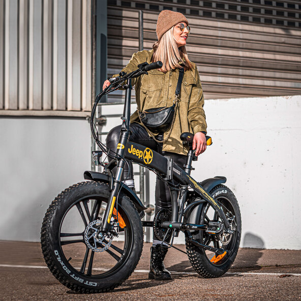 Falt E-Bike Fold FAT FR 7020 20", schwarz