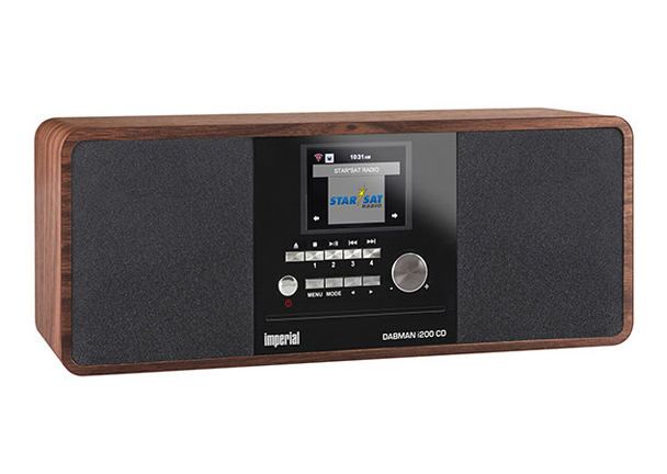 Multifunktionsradio DABMAN i200 CD, Holzoptik