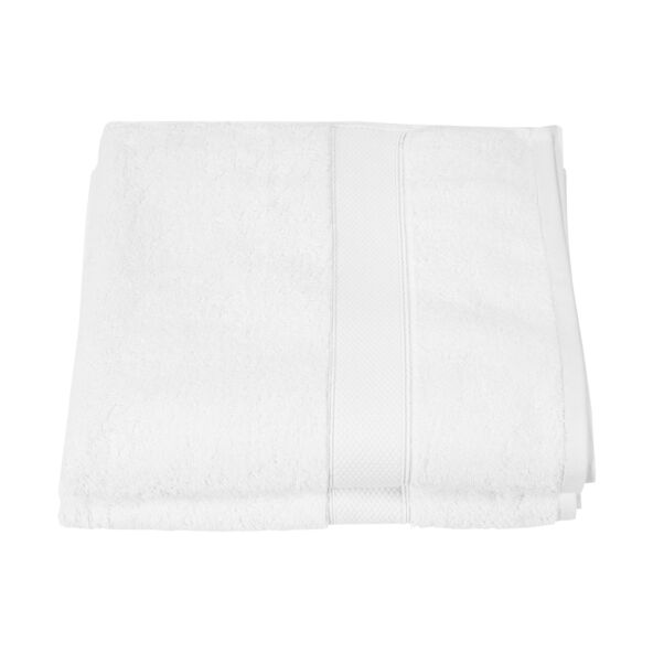 Frottier-Serie Hotel Duschtuch, 2er Set, weiß