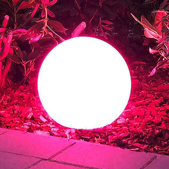 Smarte LED-Outdoor-Leuchtkugel Calluna Solar, Ø 35 cm