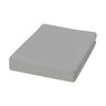 Supersoft Spannbetttuch für Topper, 90-100 x 200-220 cm, grau