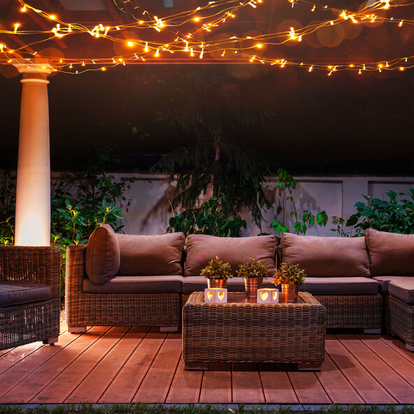 Smart-Home-Lichterkette, warmweiß, 80 LEDs