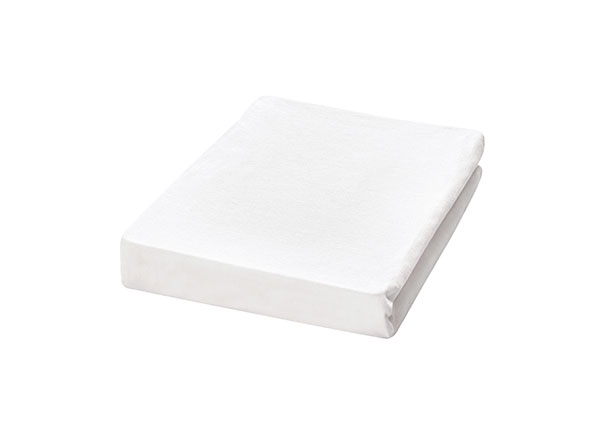 Leinen-Jersey Spannbetttuch, 90 x 200 cm