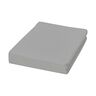 Supersoft Spannbetttuch für Topper, 180-200 x 200-220 cm, grau