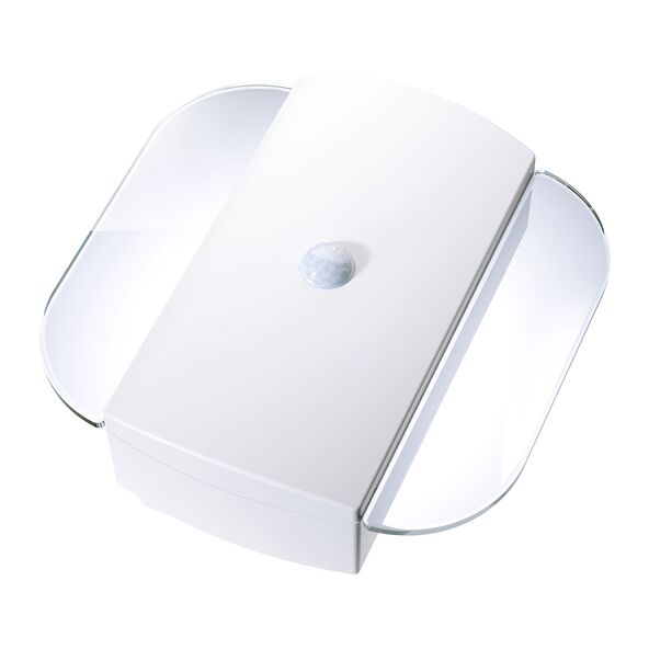 LED-Treppenlicht, 3er Set, eckig