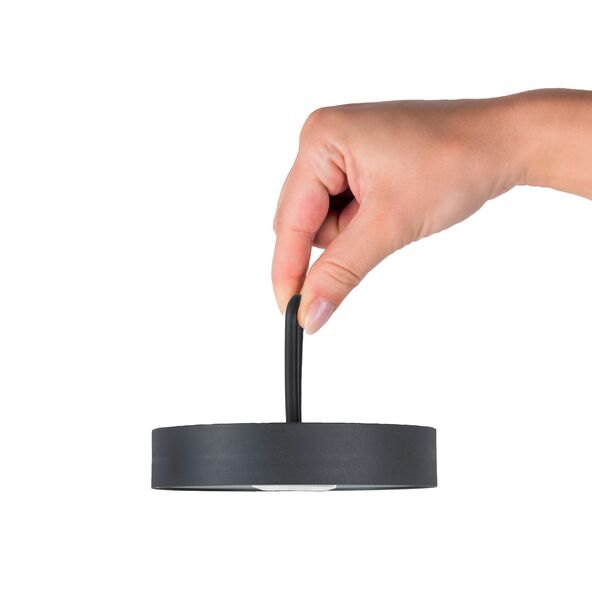 LED-Akku-Tischlampe ELLA, schwarz