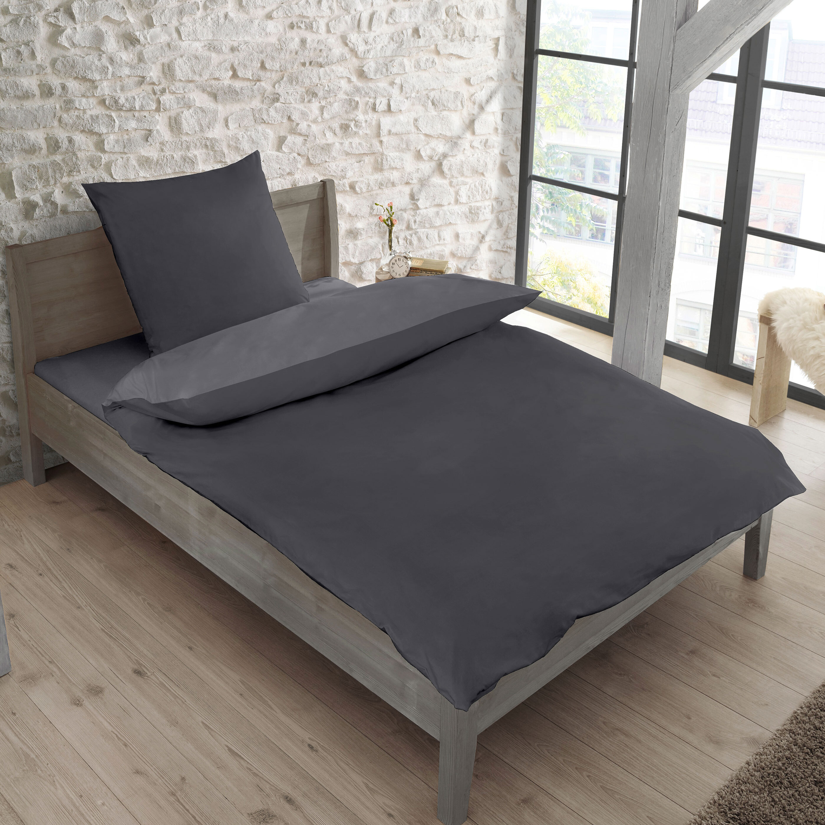 Schloss Holte Bettwäsche Satin, 155 x 220 cm ALDI