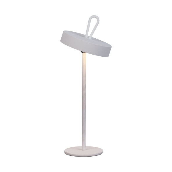 LED-Akku-Tischlampe ELLA, weiß