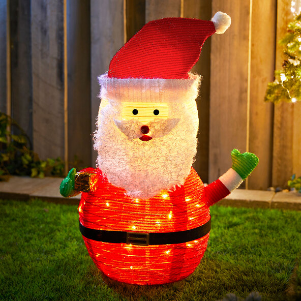 LED Weihnachtsfigur Weihnachtsmann