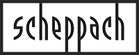 Kettensäge mit Logo.