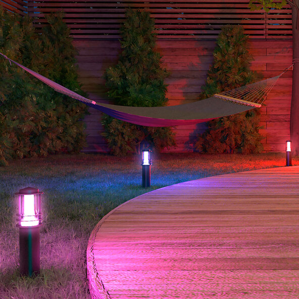 Smarte LED Outdoor Wegeleuchten Petunia