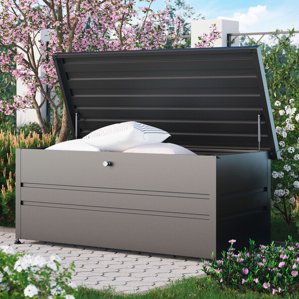 Aufbewahrungsbox Metall, 182 x 84 x 72 cm