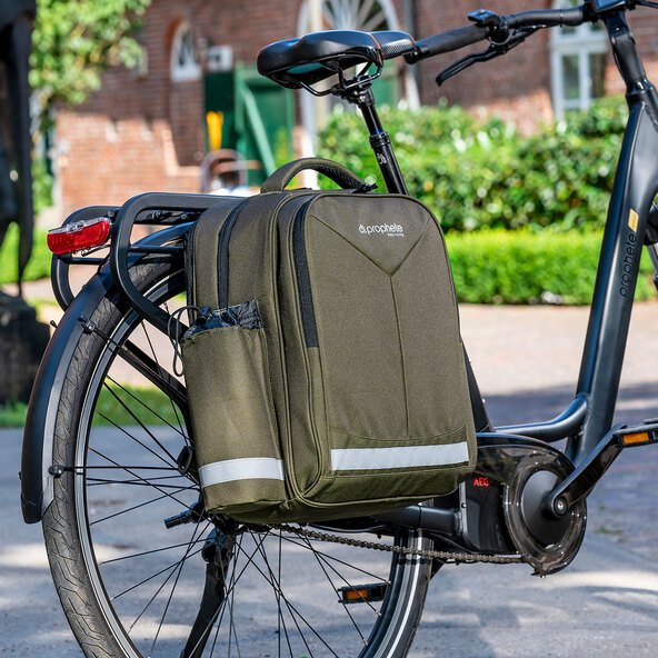 Isolierte Fahrrad-Seitenpacktasche Olive