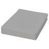 Jersey Spannbetttuch, 140-160 x 200 cm, grau