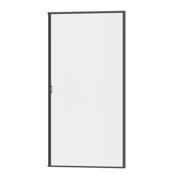 Alu-Plisseetür Professional, 125 x 220 cm, anthrazit