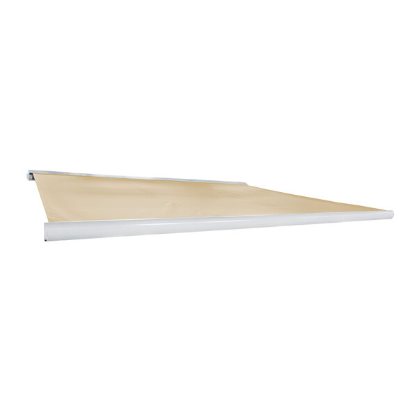 LED-Vollkassettenmarkise ELOS V2 inkl. Windsensor sandfarben, 350 x 250 cm