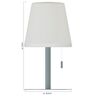 LED-Outdoor-Akku-Tischleuchte, einbeinig