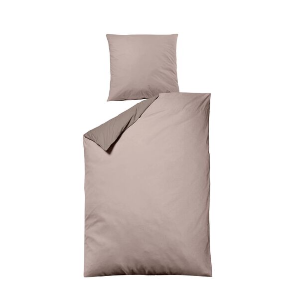 Bettwäsche Luxus Satin, 135 x 200 cm, beige