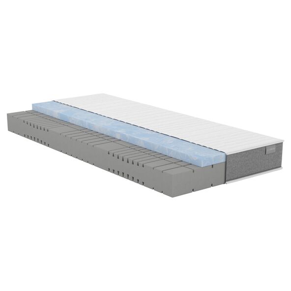 Matratze Ergo Kaltschaum mit integriertem Topper H3, 100 x 200 cm