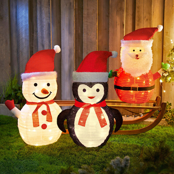 LED Weihnachtsfigur Pinguin