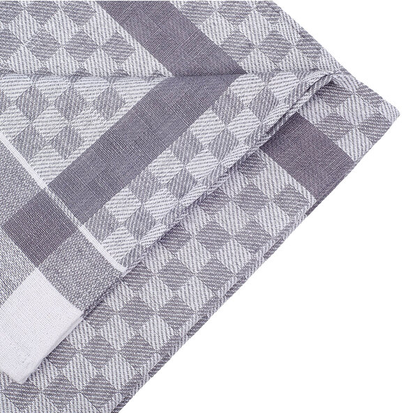Allzweck Grubenhandtücher, 6 Stück, silber