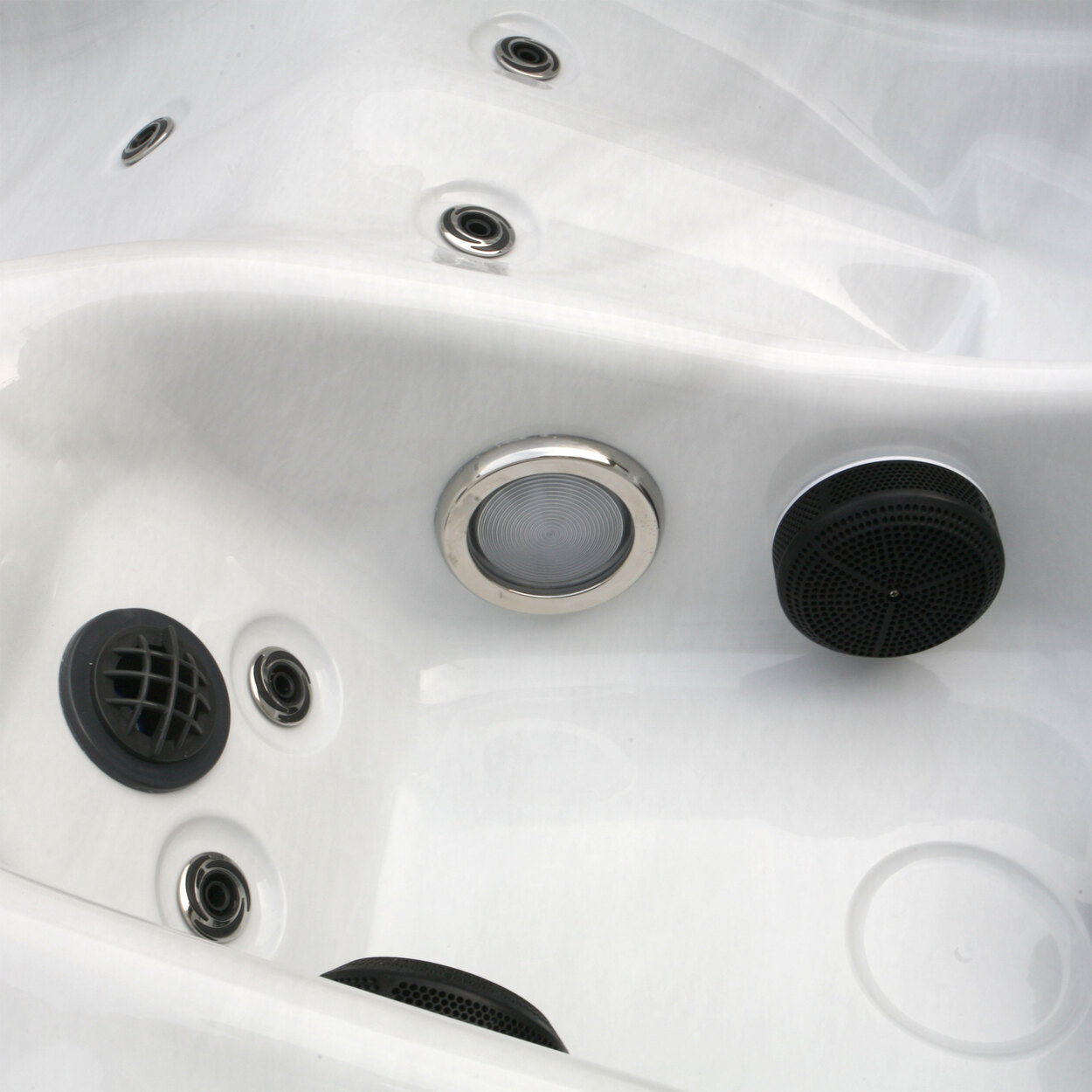 Home Deluxe Outdoor Whirlpool White Marble 2er ALDI