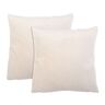 Dekokissen Louis, 50 x 50 cm, 2er Set, creme